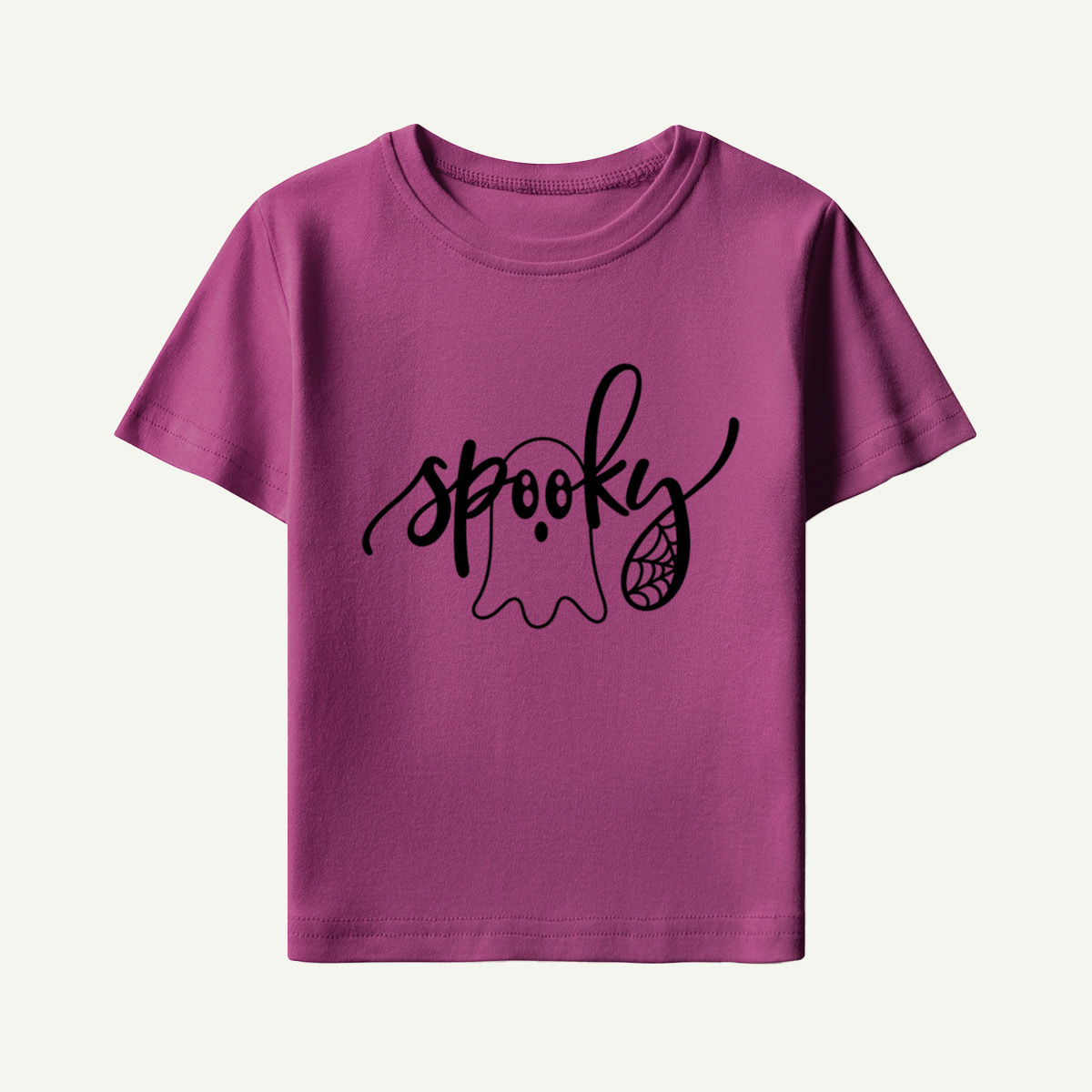 Spooky Ghost Lettering Kids T-Shirt