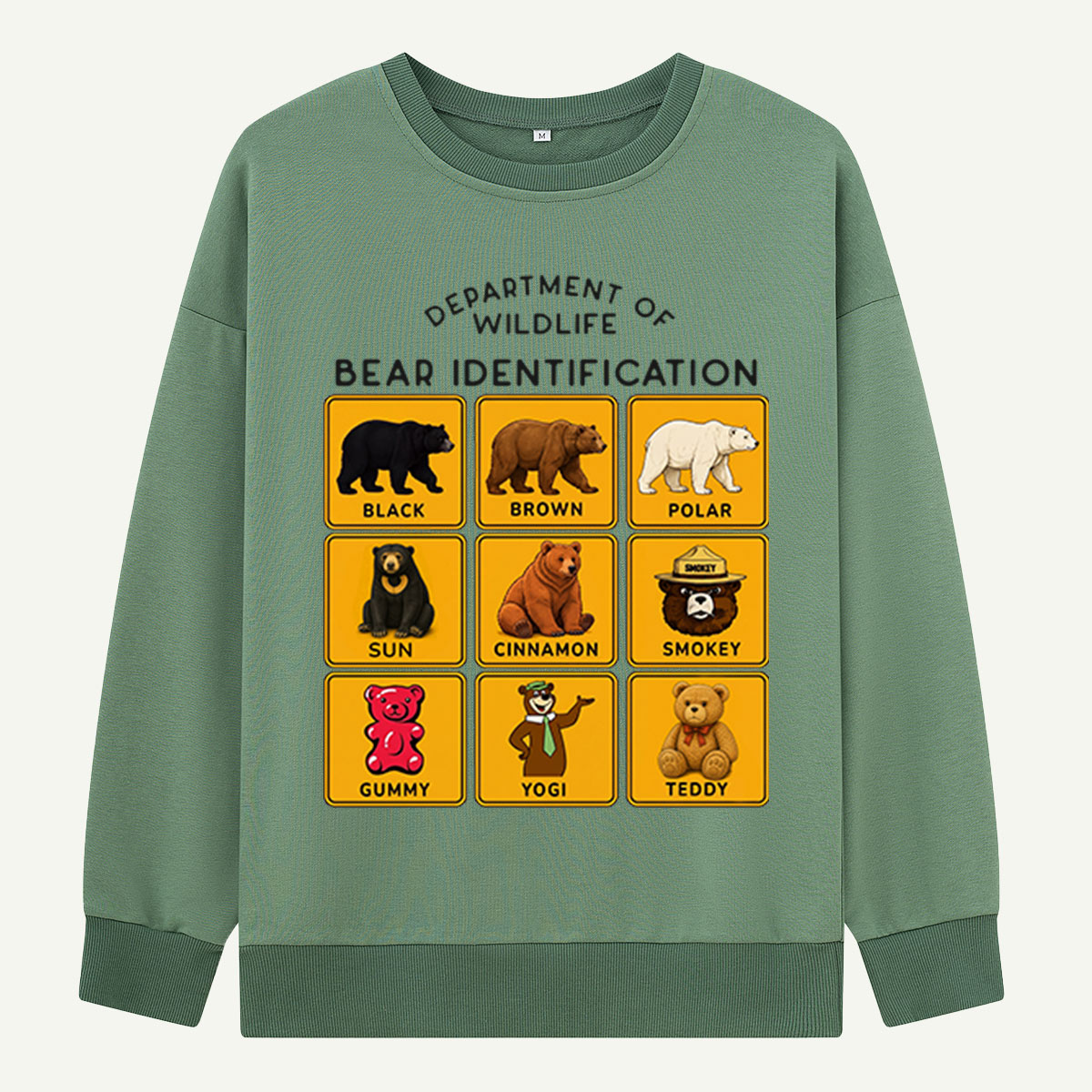 Department of Wildlife Bear Identification Sweatshirts