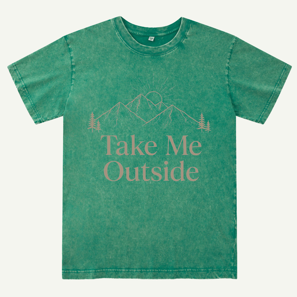 Take Me Outside Mountain Washed T-Shirt