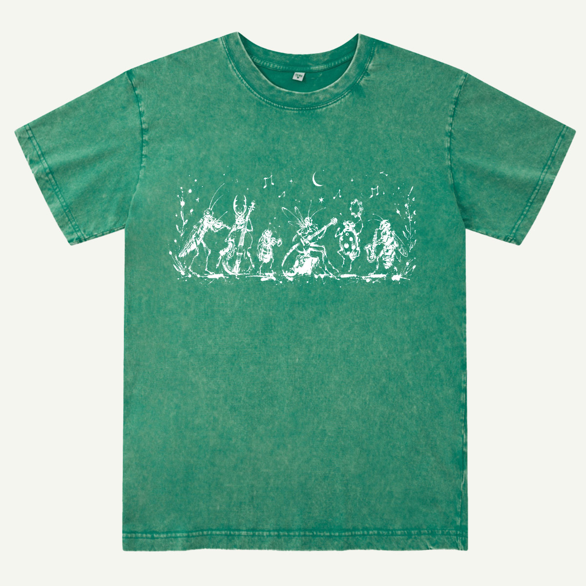 Forest Insect Orchestra Washed T-Shirt