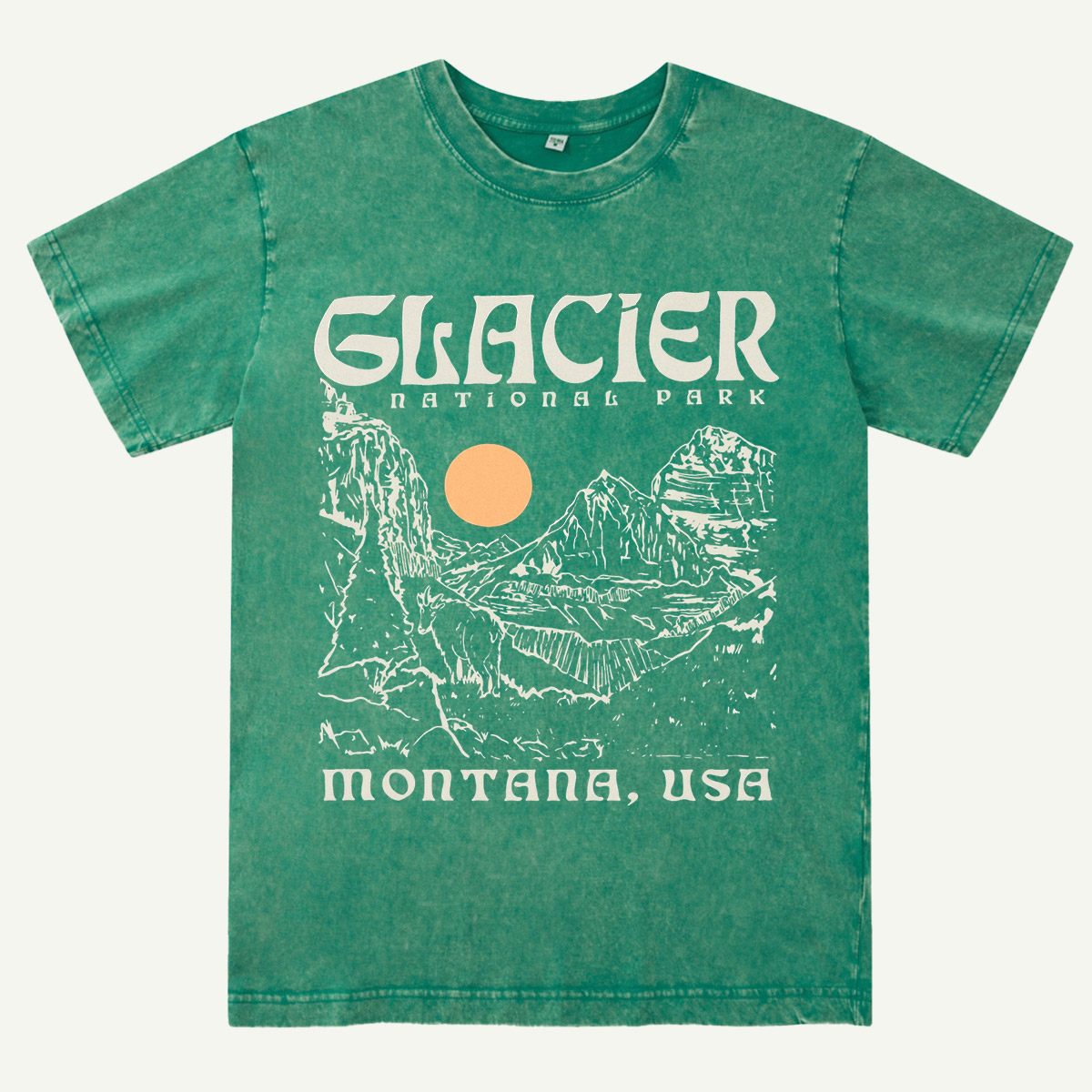 National Park Inspired Mountain Washed T-Shirt
