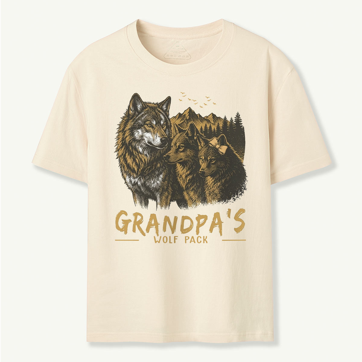 Grandpa’s Wolf Pack Mountain T-Shirt