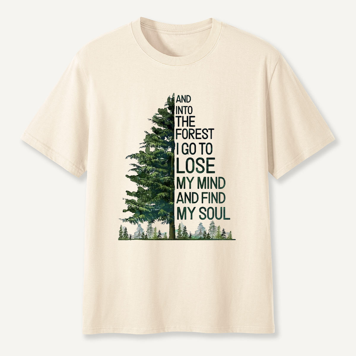 Tree Outdoor Hiking Adventure Forest Nature T-Shirt