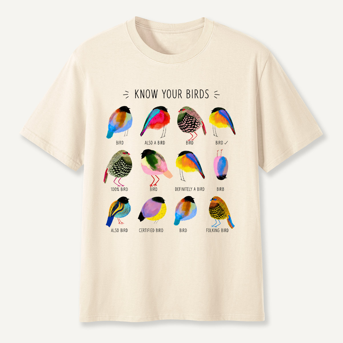 Colorful Bird Guide T-Shirt