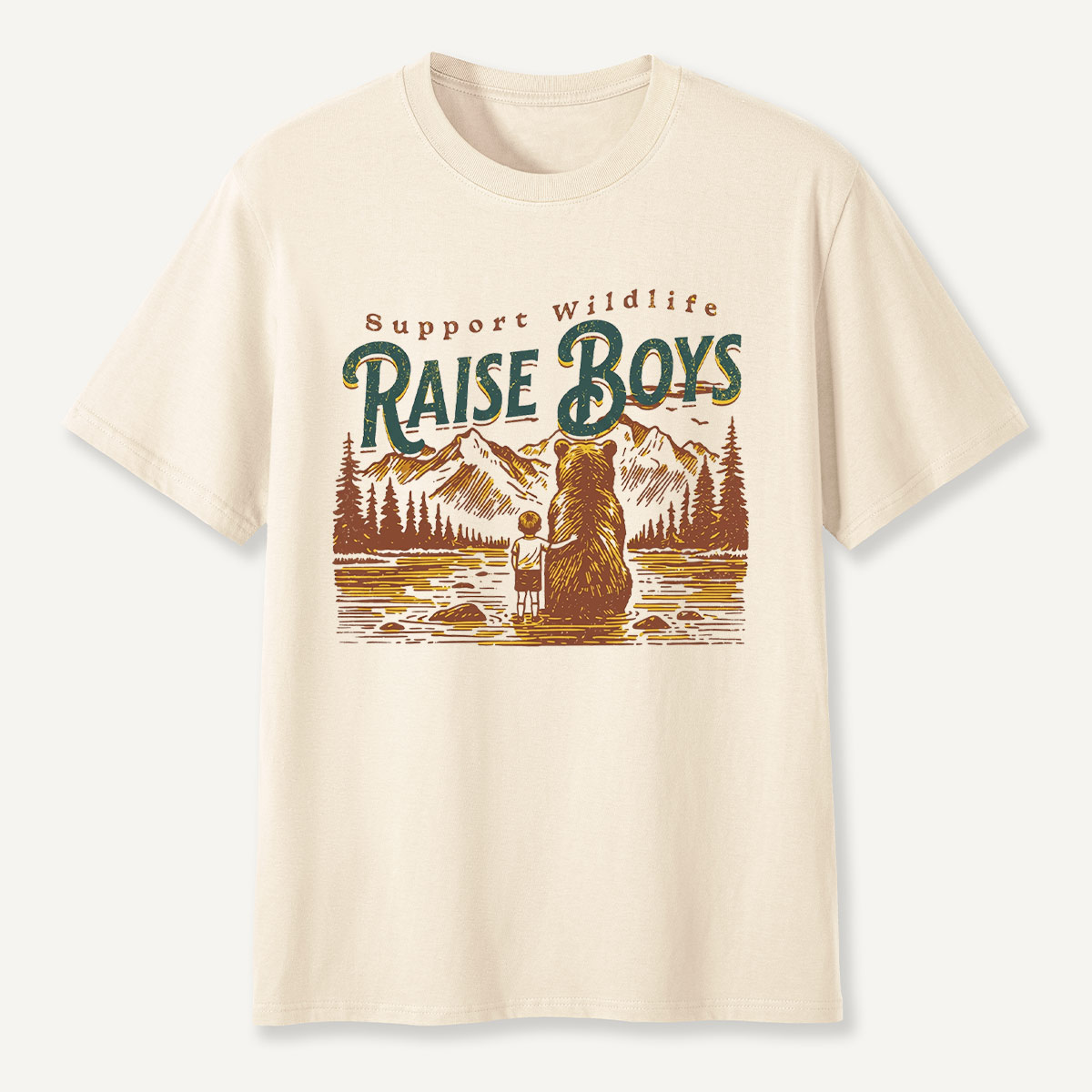 Wilderness Lake Family Bear T-Shirt