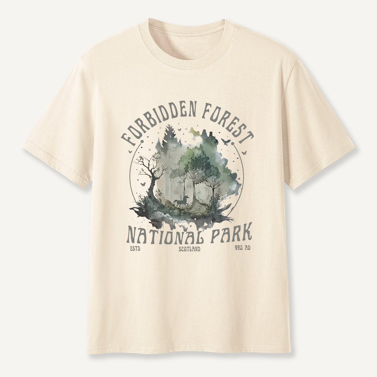 Forbidden Forest National Park Watercolor T-Shirt