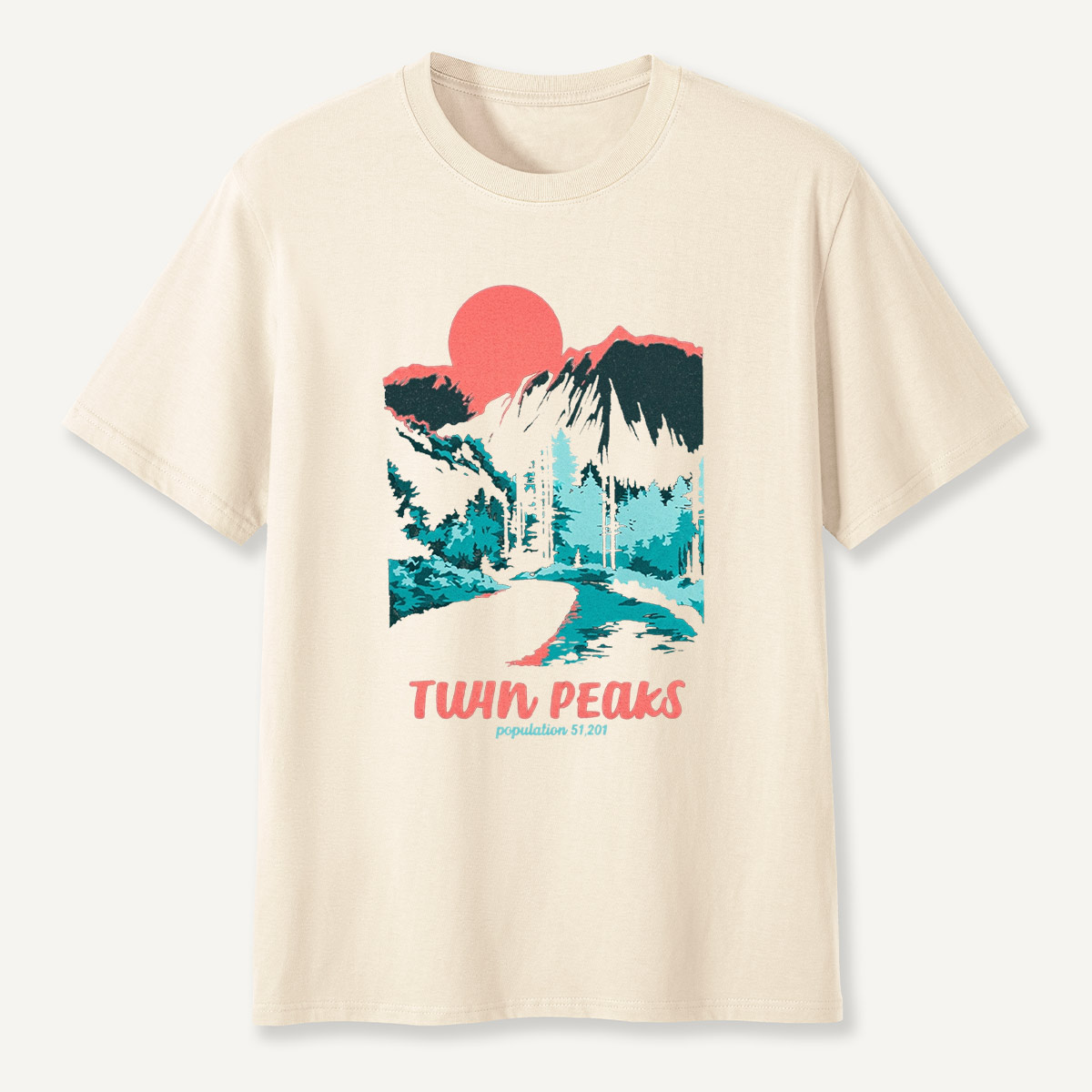 Mountain Sunset Outdoor Forest T-Shirt