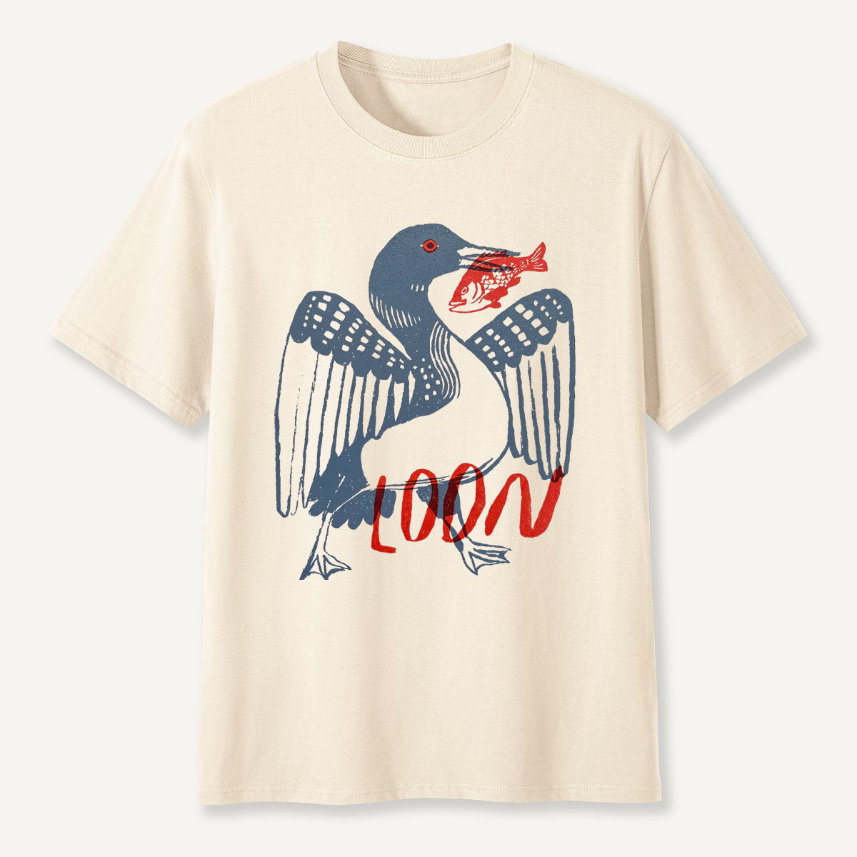Coastal Bird & Fish T-Shirt