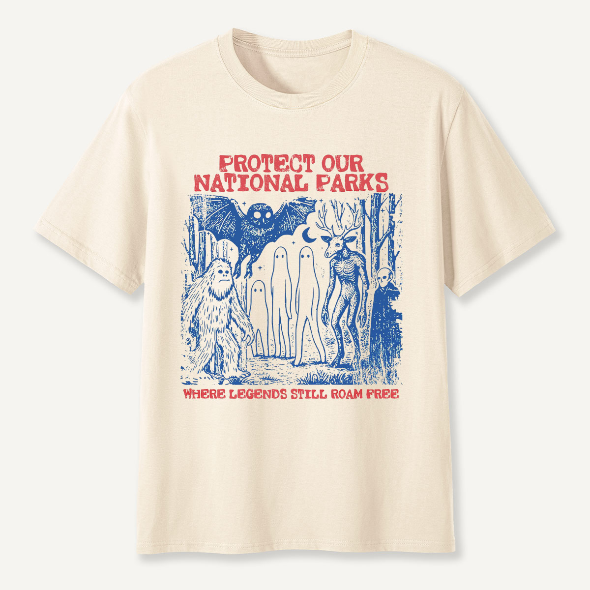 Cryptid National Parks Protect Our Parks T-Shirt