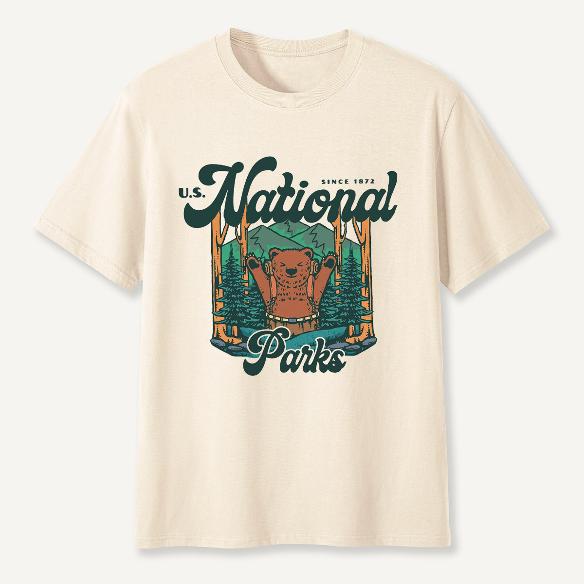 U.S. National Parks Camping Park Ranger Environmental T-Shirt