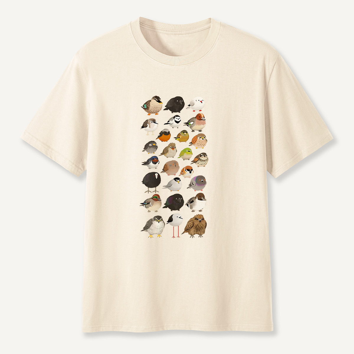 Bird Species Illustration T-Shirt