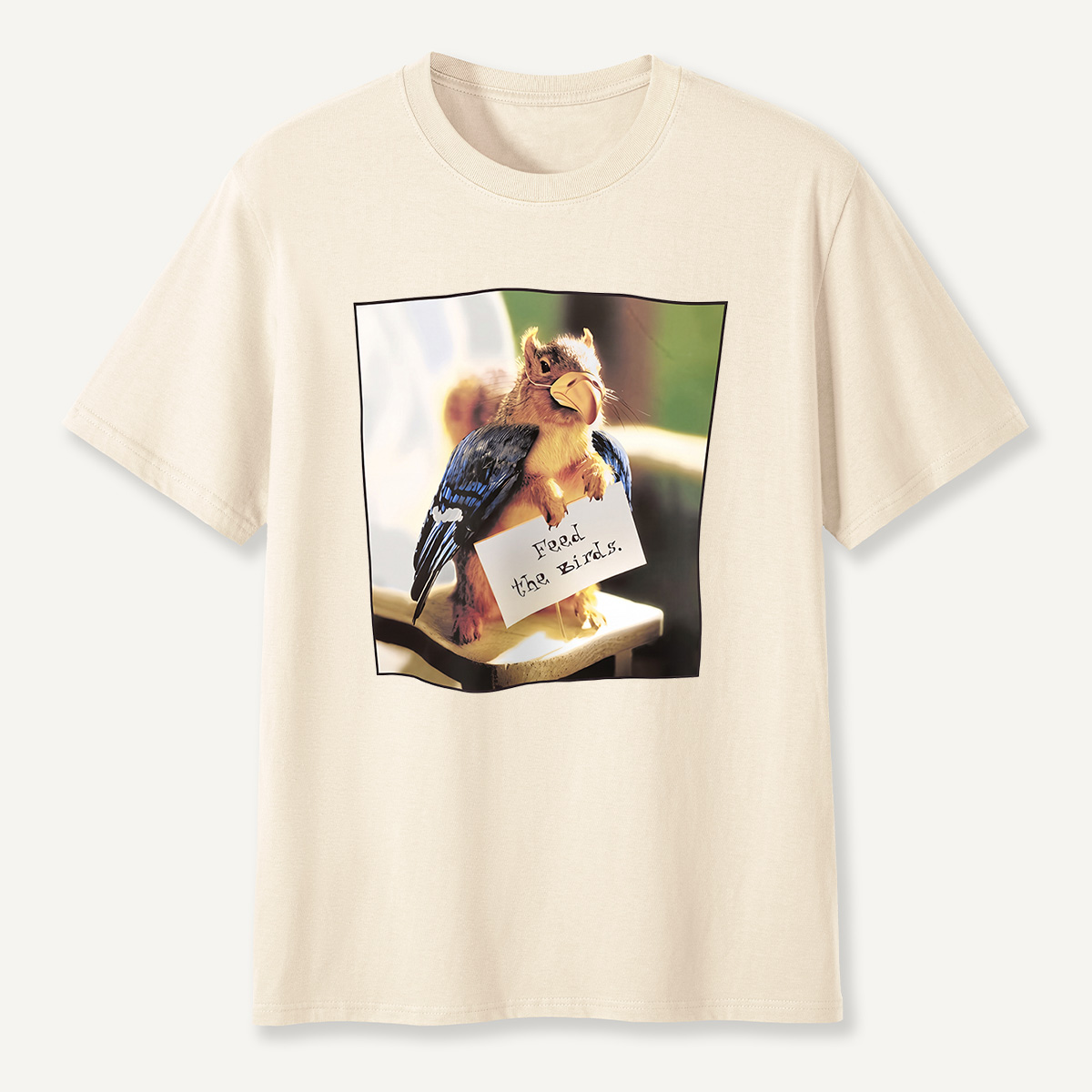 MDCTBYWY26071703Retro Feed The Birds T-Shirt