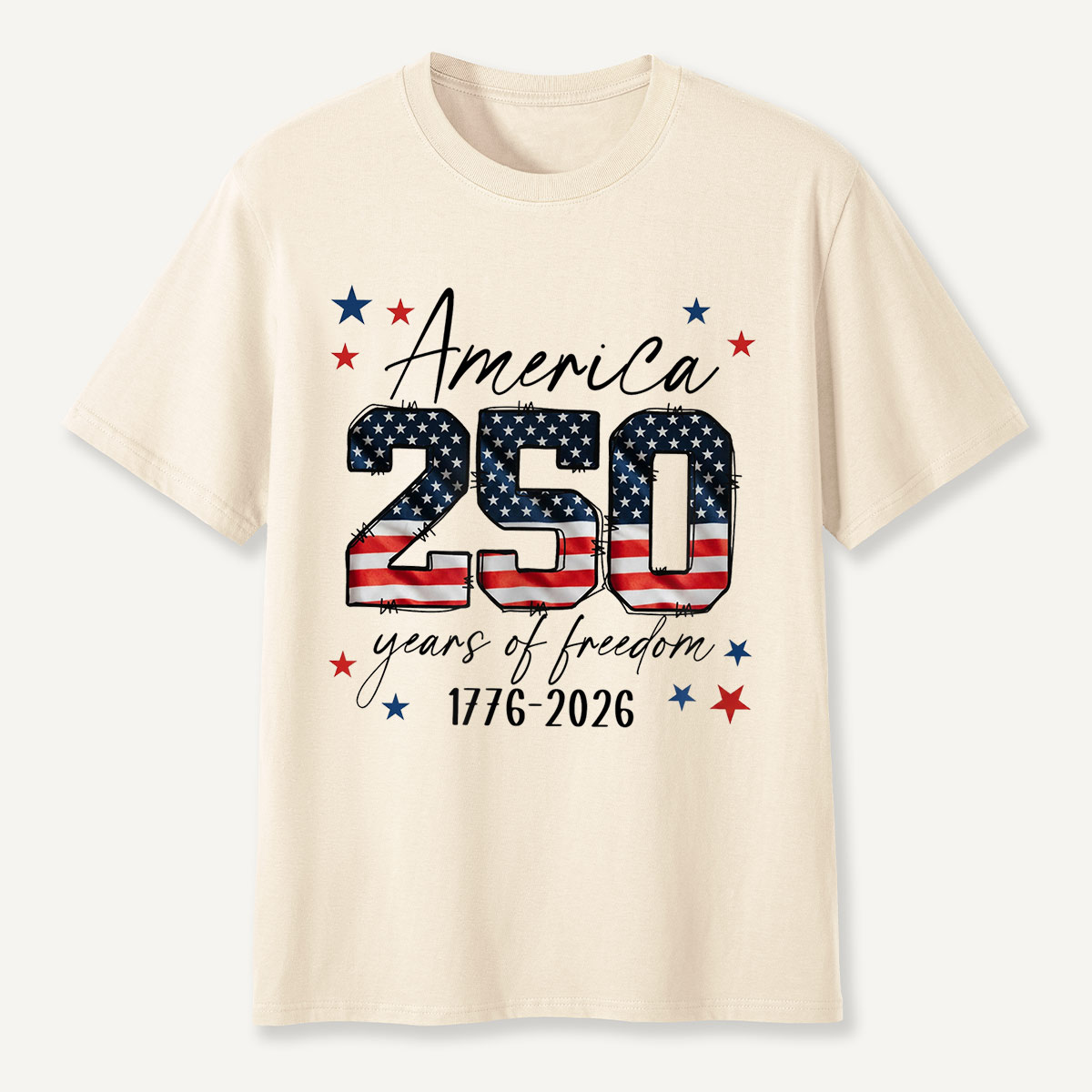 America 250 Years of Freedom 1776‑2026 T-Shirt