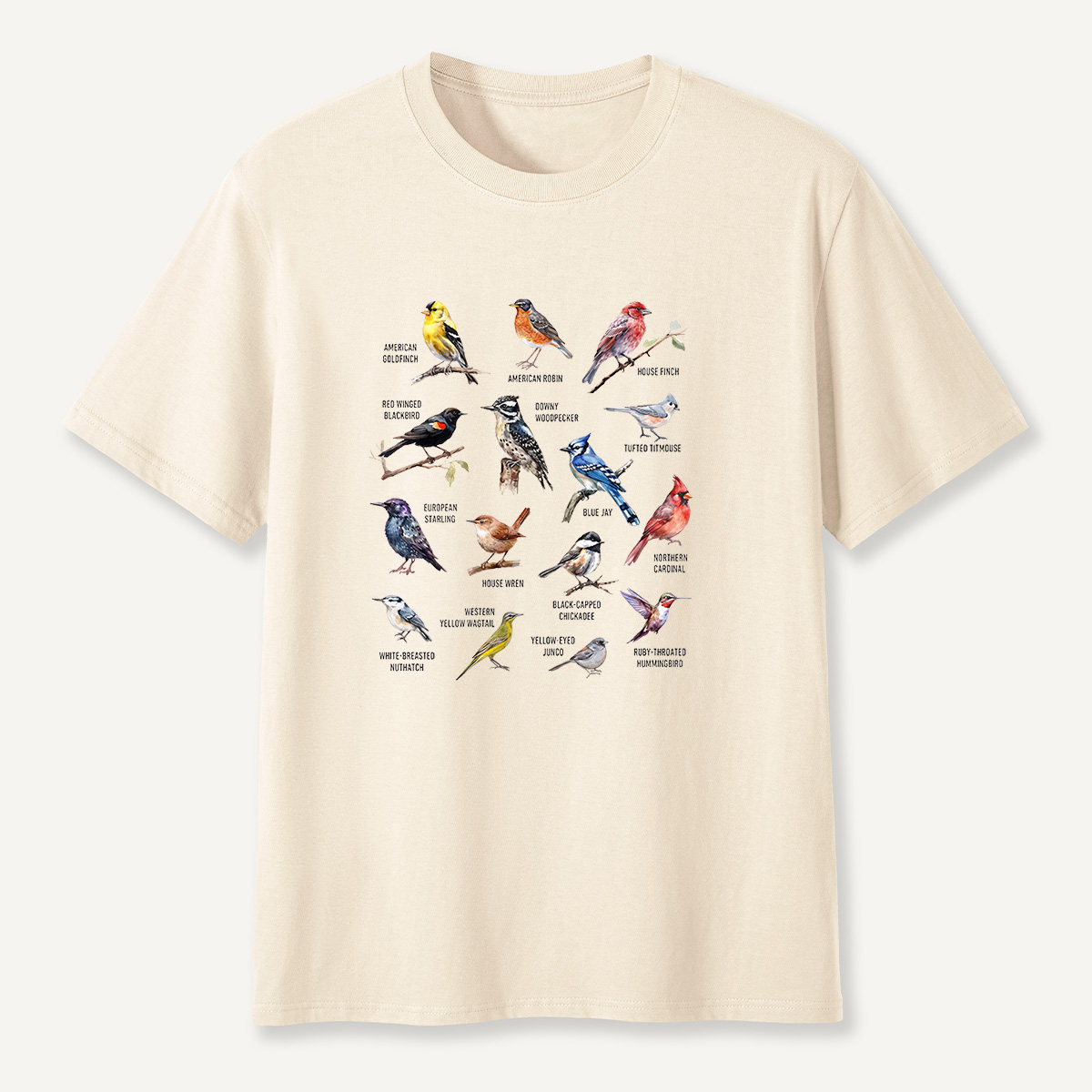 MDCTBYWY26071708North American Bird Guide T-Shirt