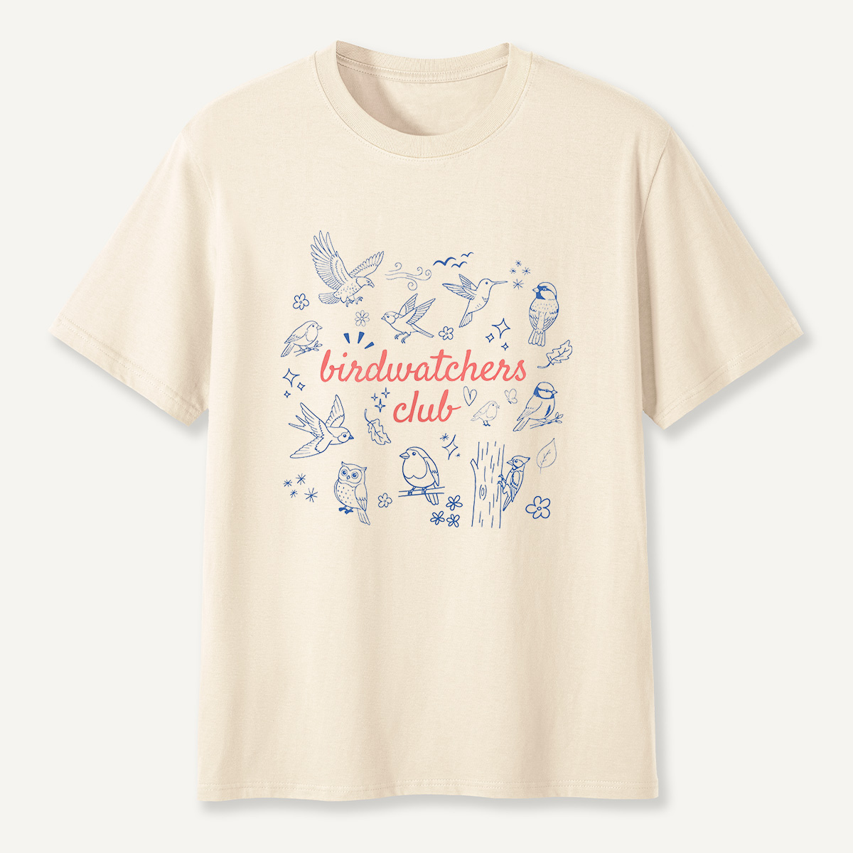 MDCTBYWY26072001 Birdwatchers Club T-Shirt