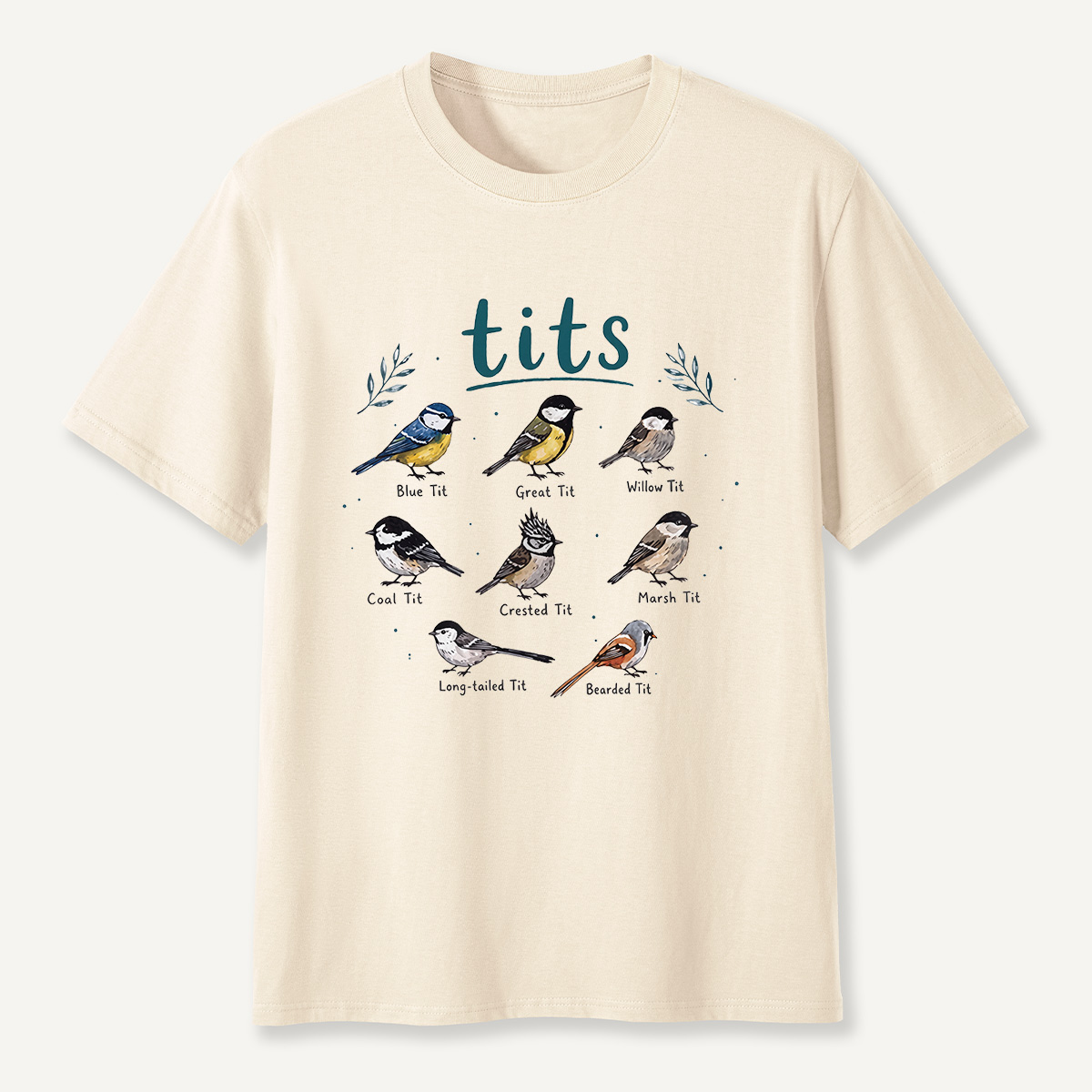 MDCTBYWY26072003 British Tits Identification T-Shirt
