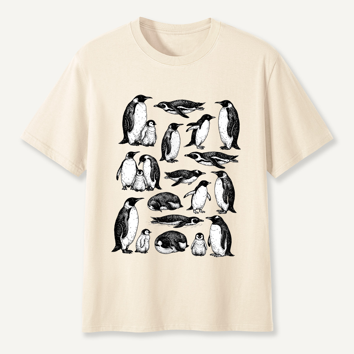 MDCTBYWY26072302 Penguin Naturalist T-Shirt