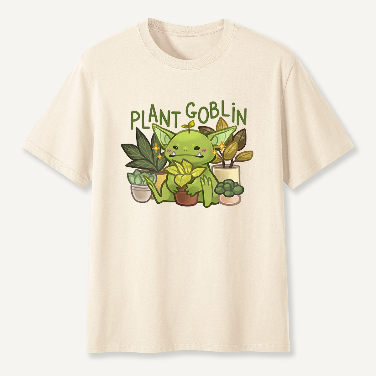 MDCTBYWY26072404 Plant Goblin T-Shirt