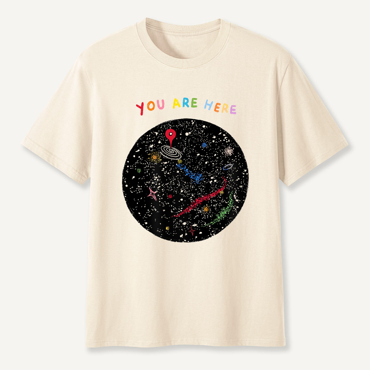 MDCTBYWY26072410 You Are Here T-Shirt