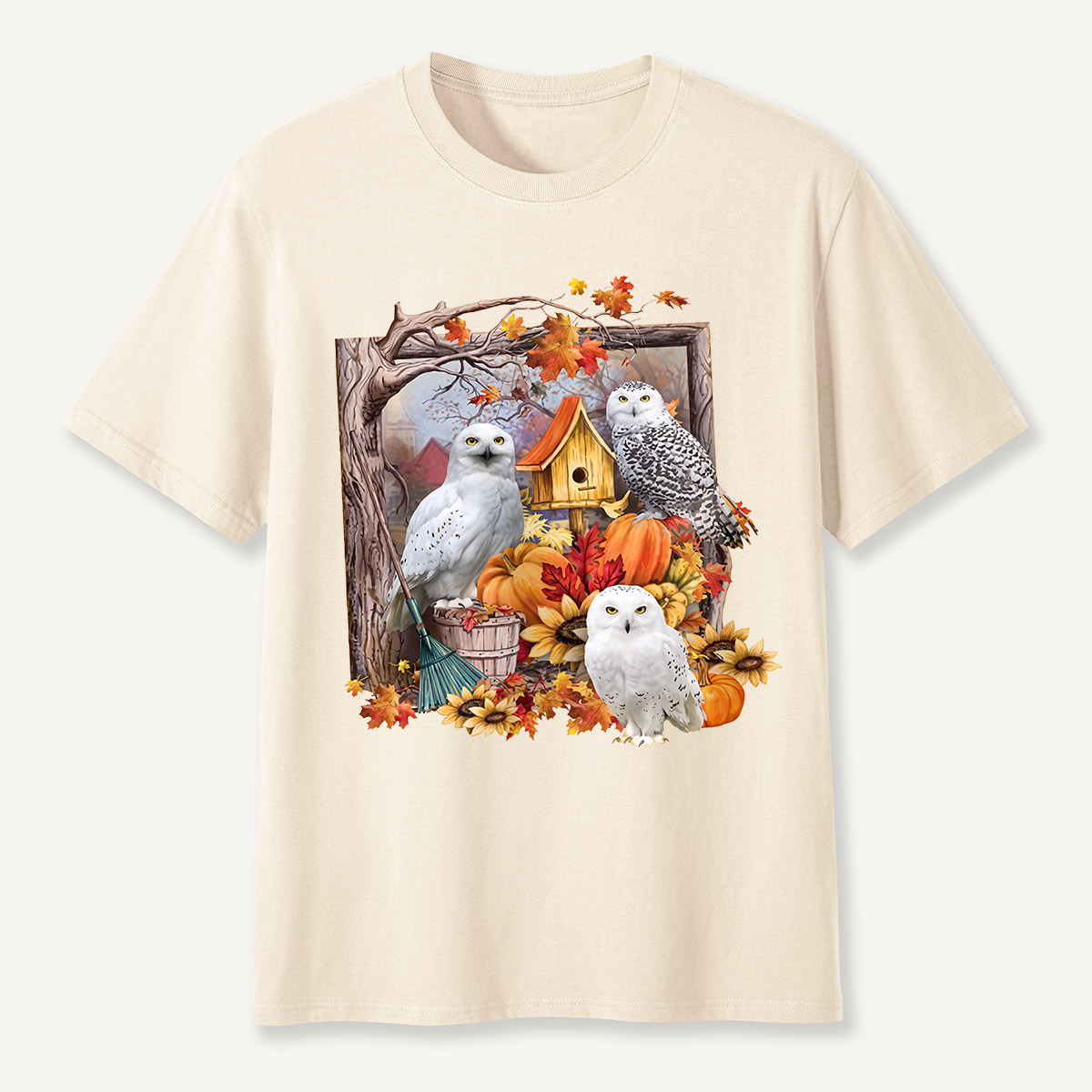Autumn Snowy Owls T-Shirt