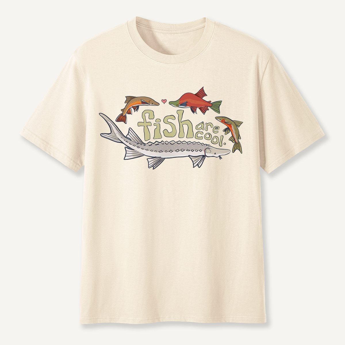 Fish Are Cool Freshwater Species T-Shirt