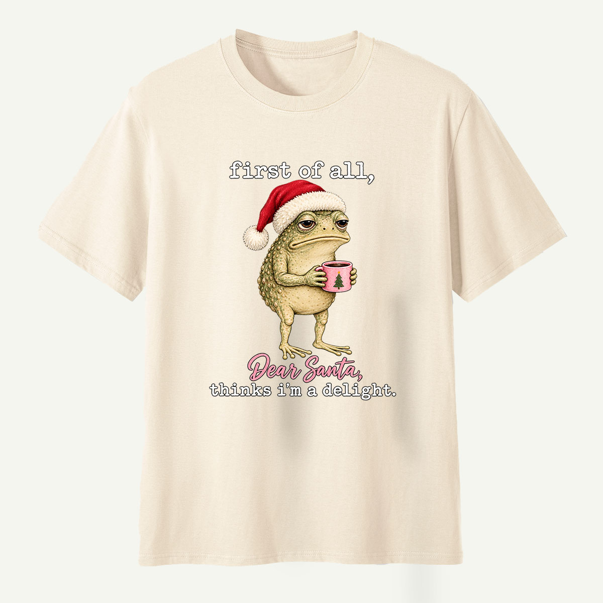 First Of All Dear Santa Thinks Im A Delight T-Shirt