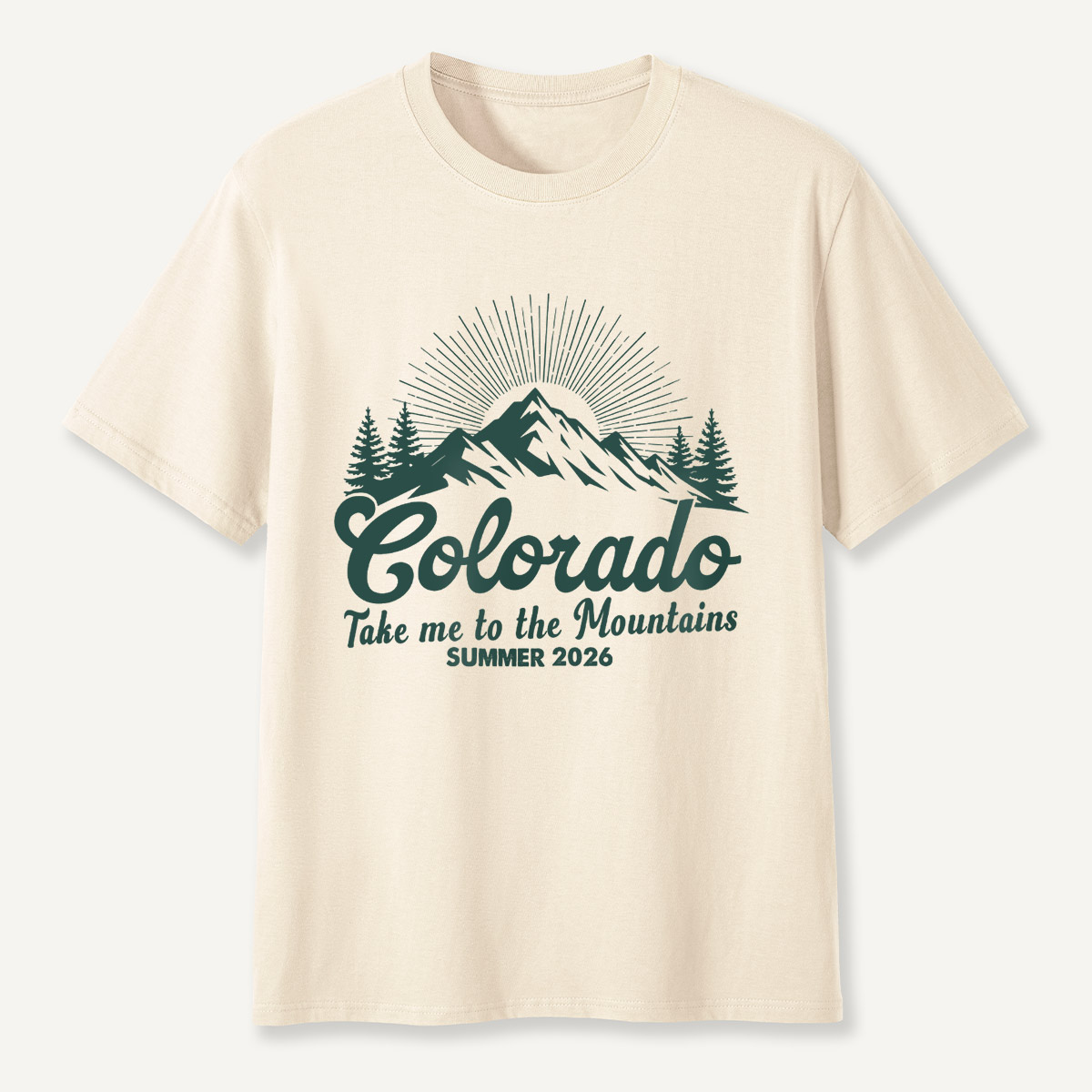 Colorado Mountains Summer 2026 Nature Wanderlust T-Shirt