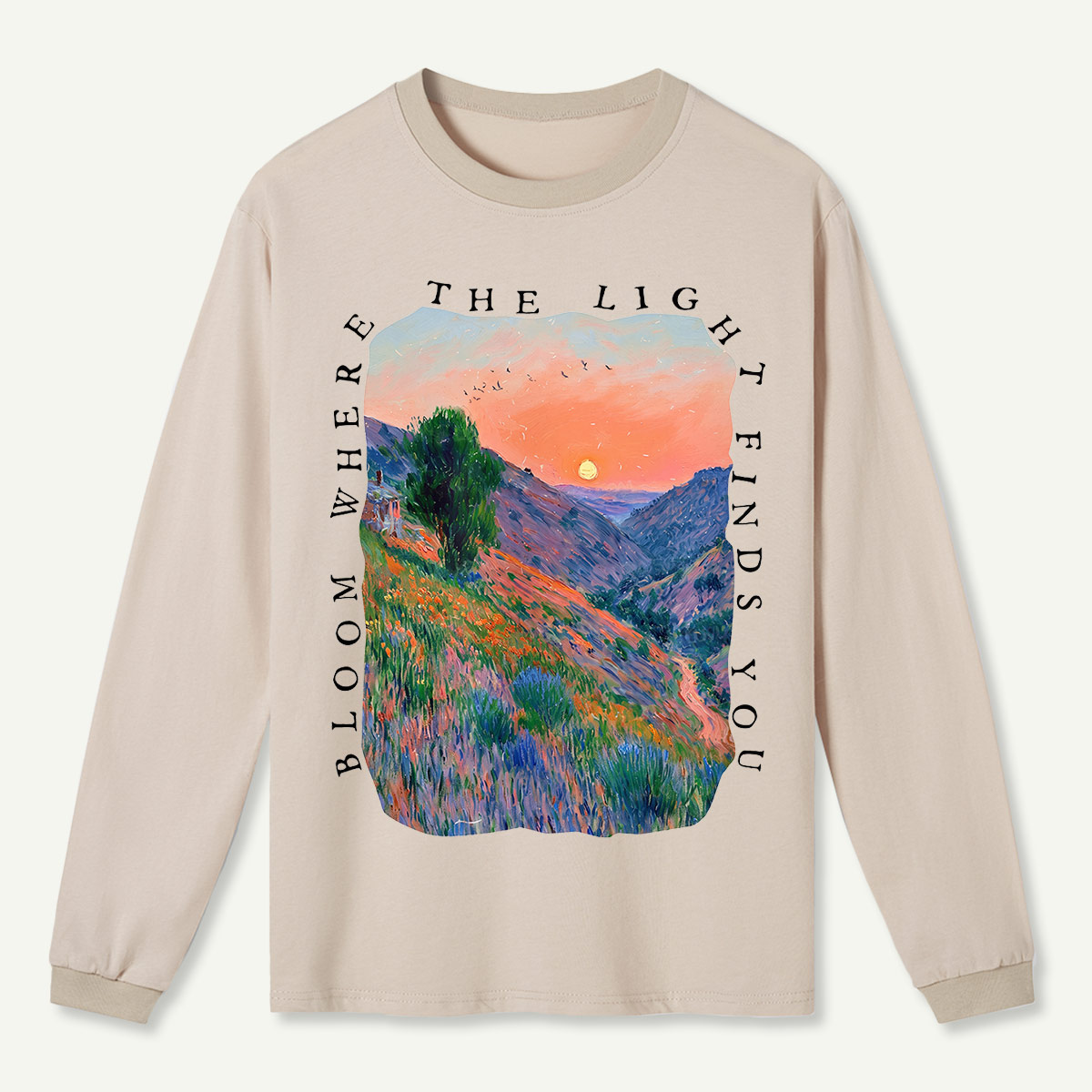 Dusk Hills Art Long Sleeve T-Shirt