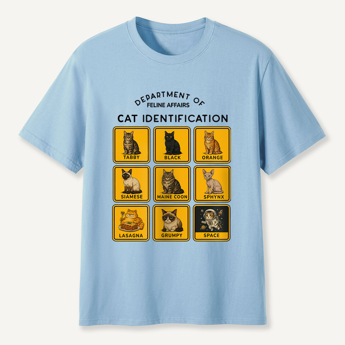 Department of Wildlife Cat Identification T-Shirt