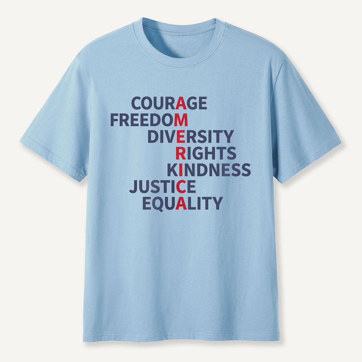 Courage Freedom Diversity Rights Tee