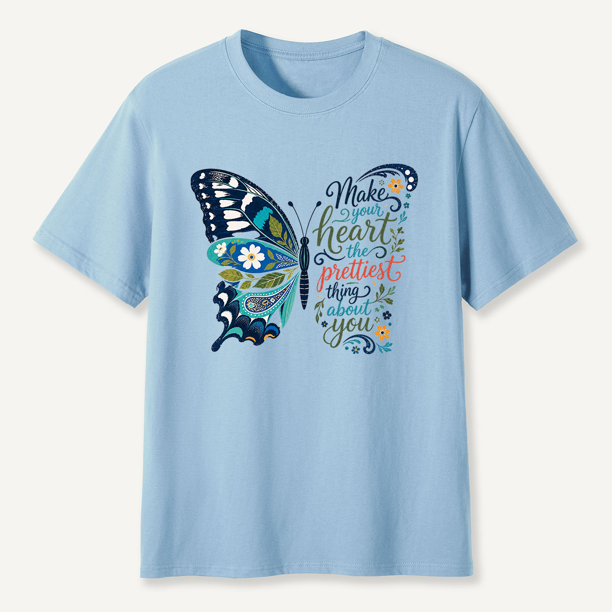 Inspirational Butterfly Nature Quote T-Shirt