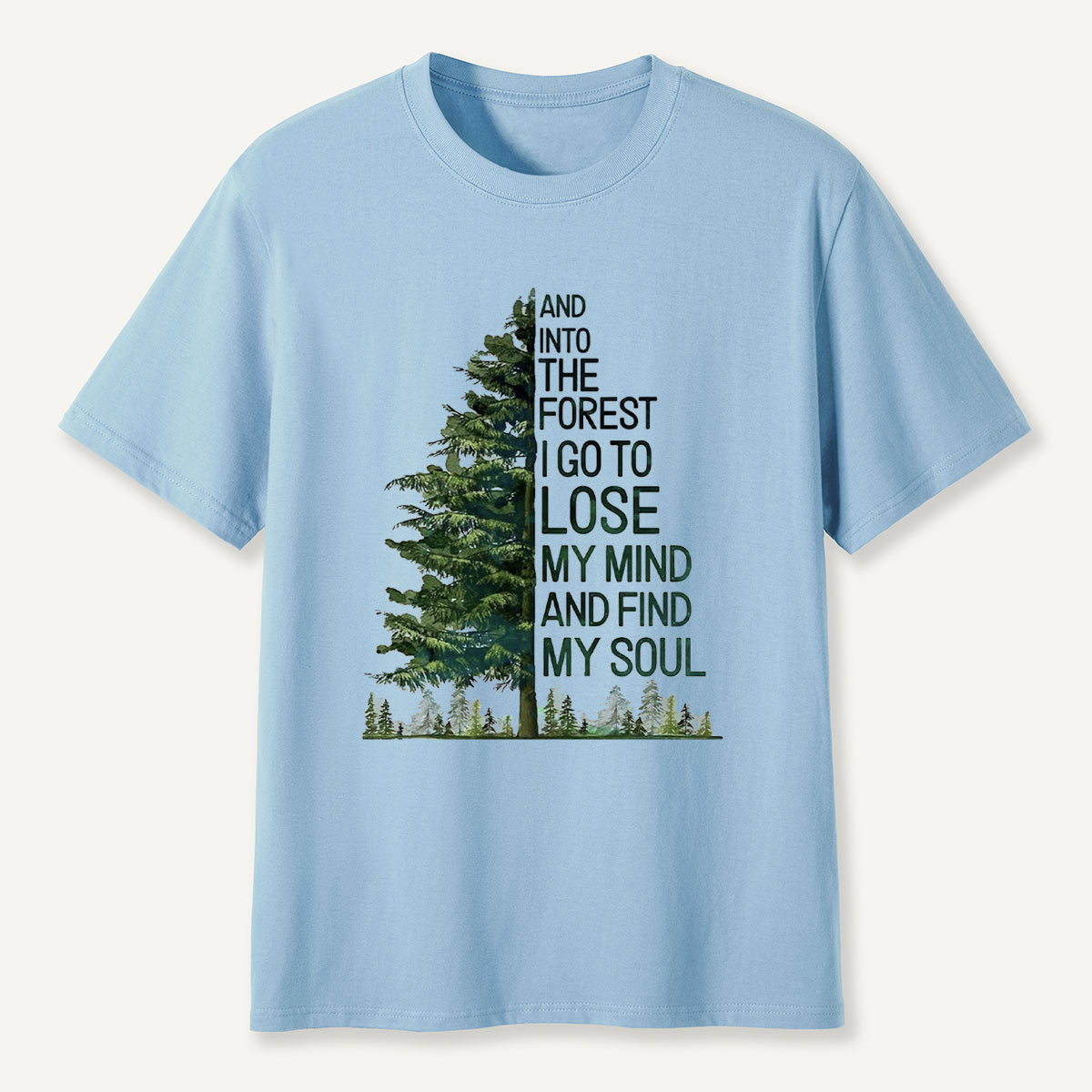 Tree Outdoor Hiking Adventure Forest Nature T-Shirt