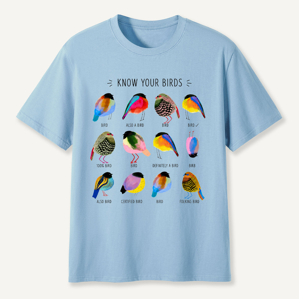 Colorful Bird Guide T-Shirt