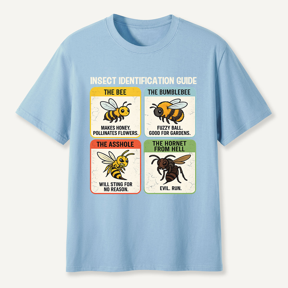 Funny Insect Identification Guide T-Shirt