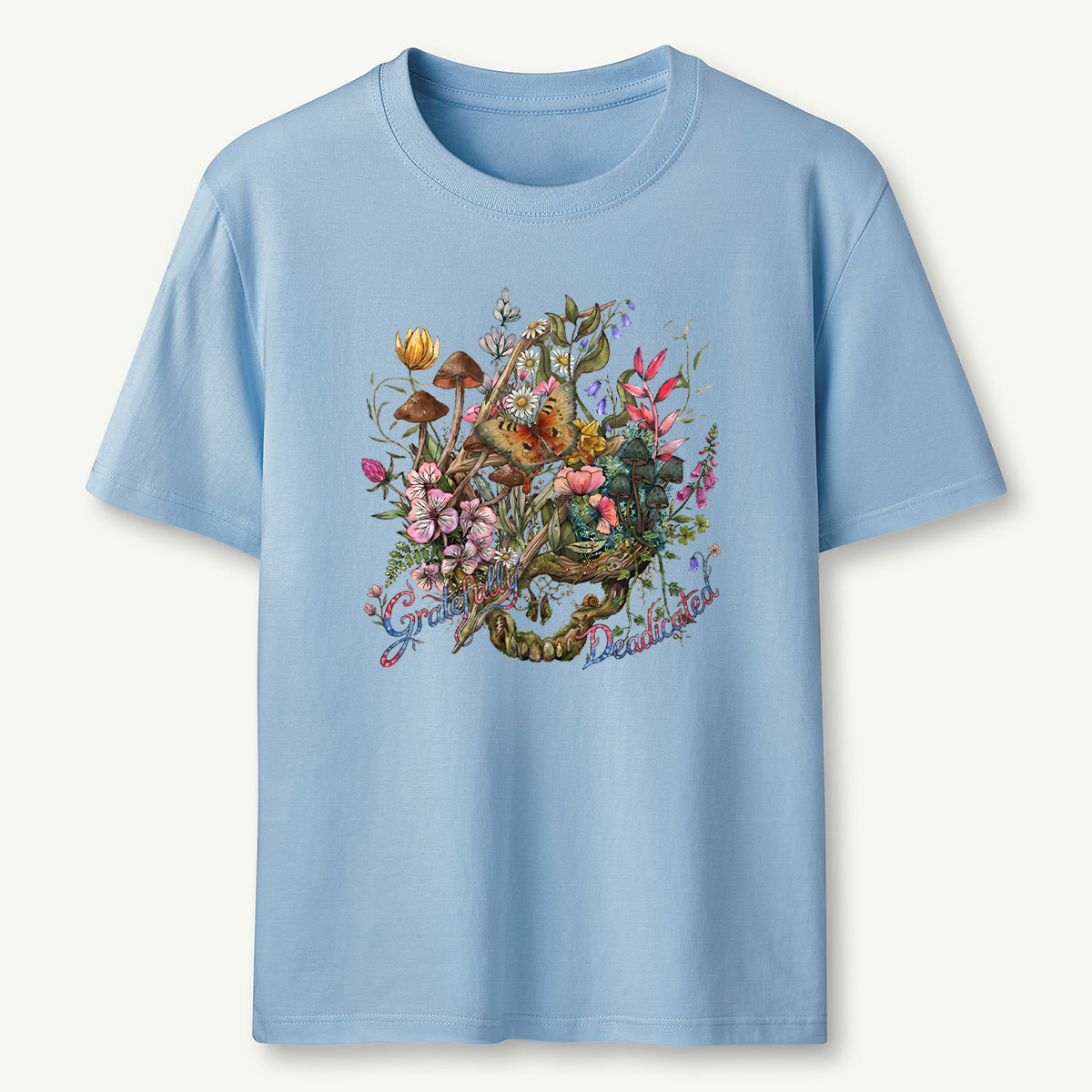 Nature Retro Psychedelic Music T-Shirt