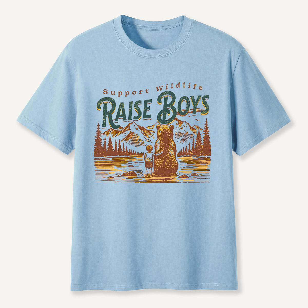 Wilderness Lake Family Bear T-Shirt