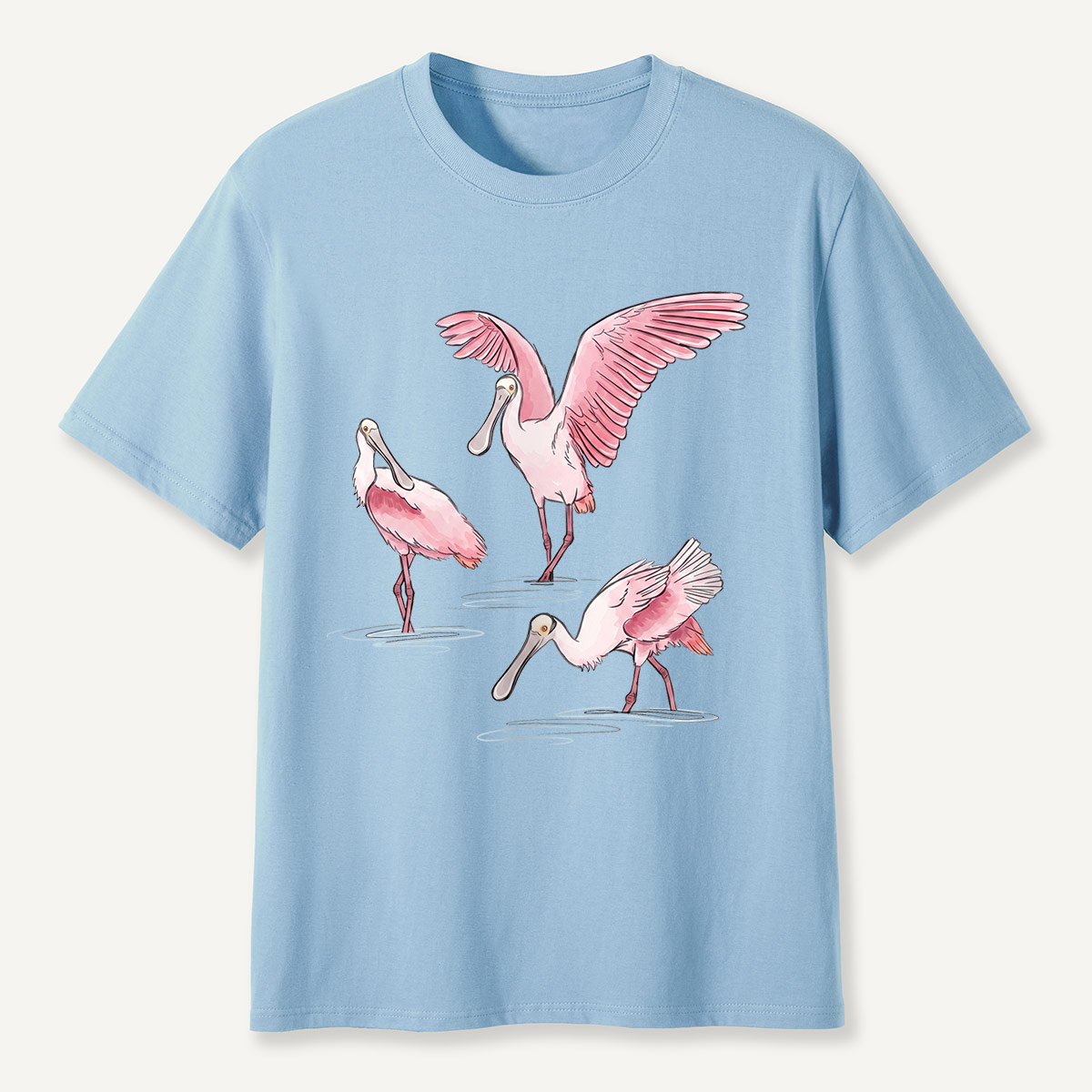 Roseate Spoonbill Bird T-Shirt