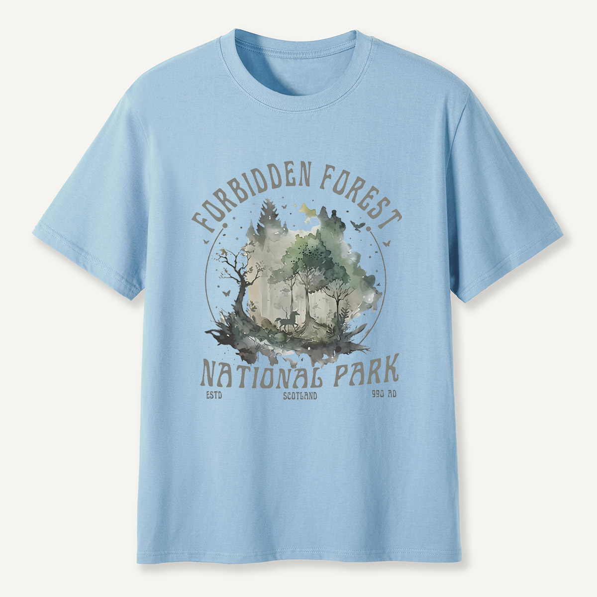 Forbidden Forest National Park Watercolor T-Shirt