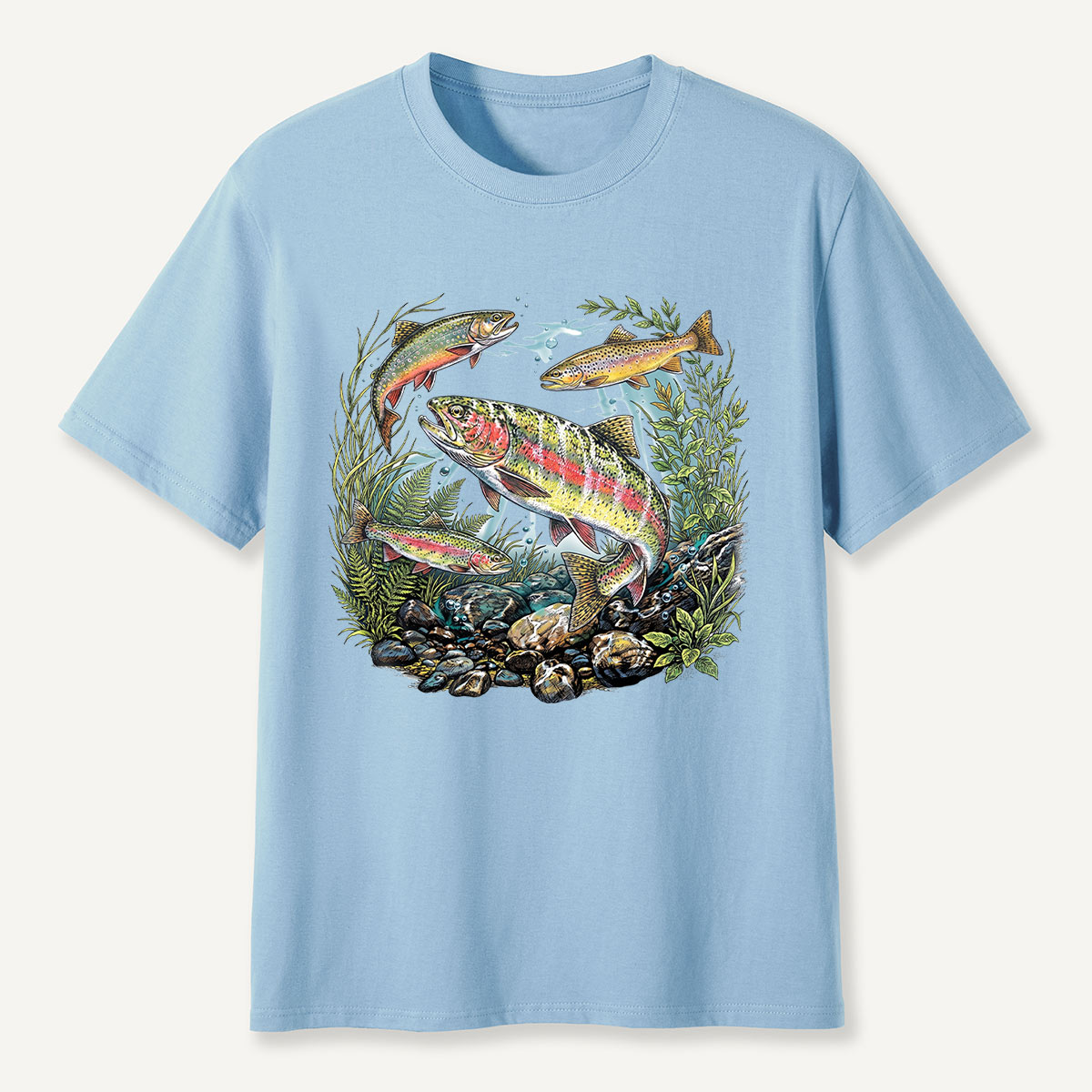 Trout Fishing Freshwater Fish Nature T-Shirt