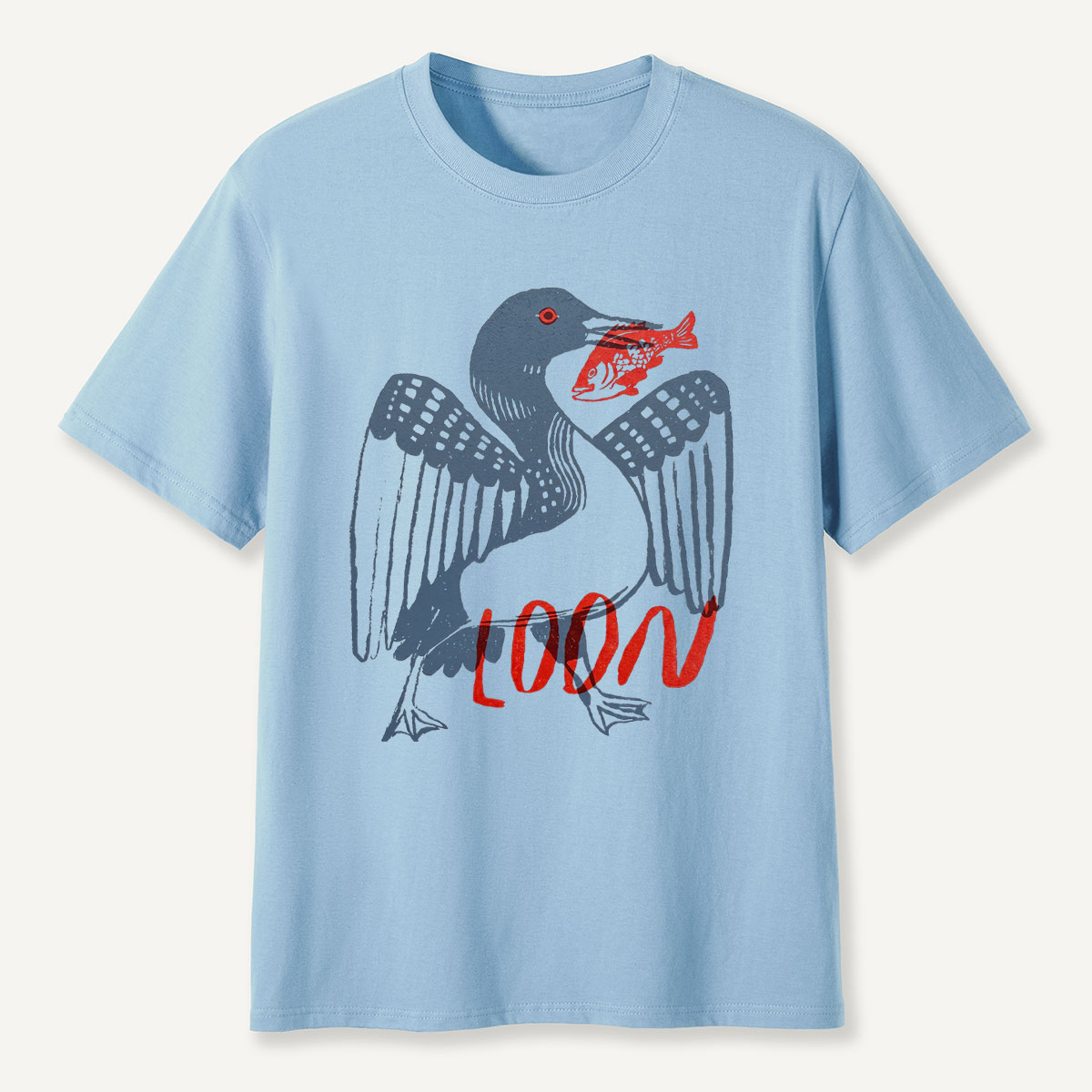 Coastal Bird & Fish T-Shirt