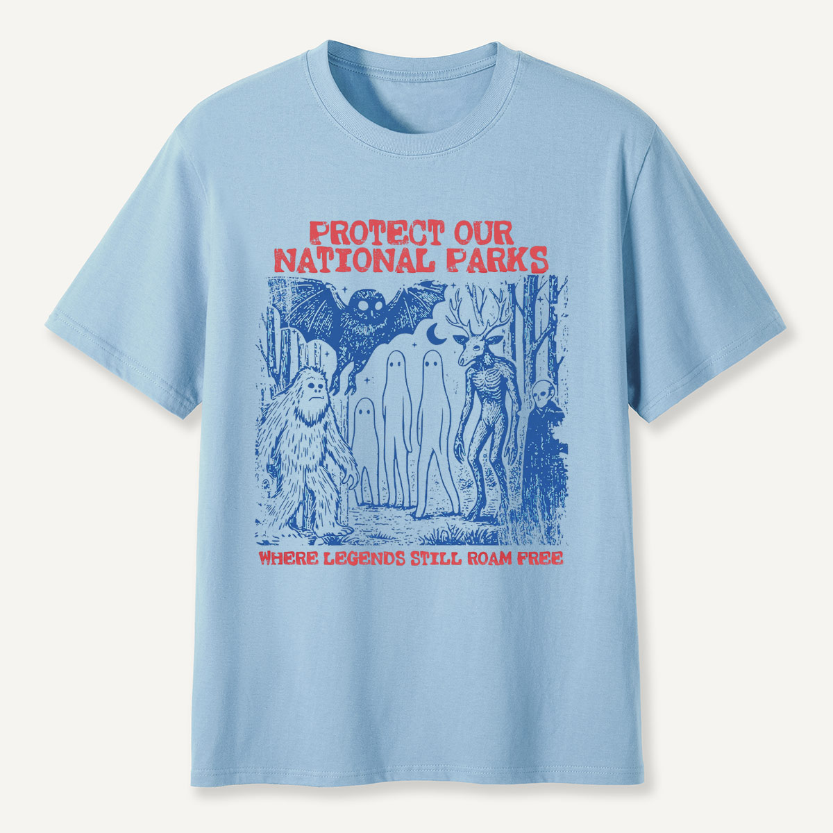 Cryptid National Parks Protect Our Parks T-Shirt