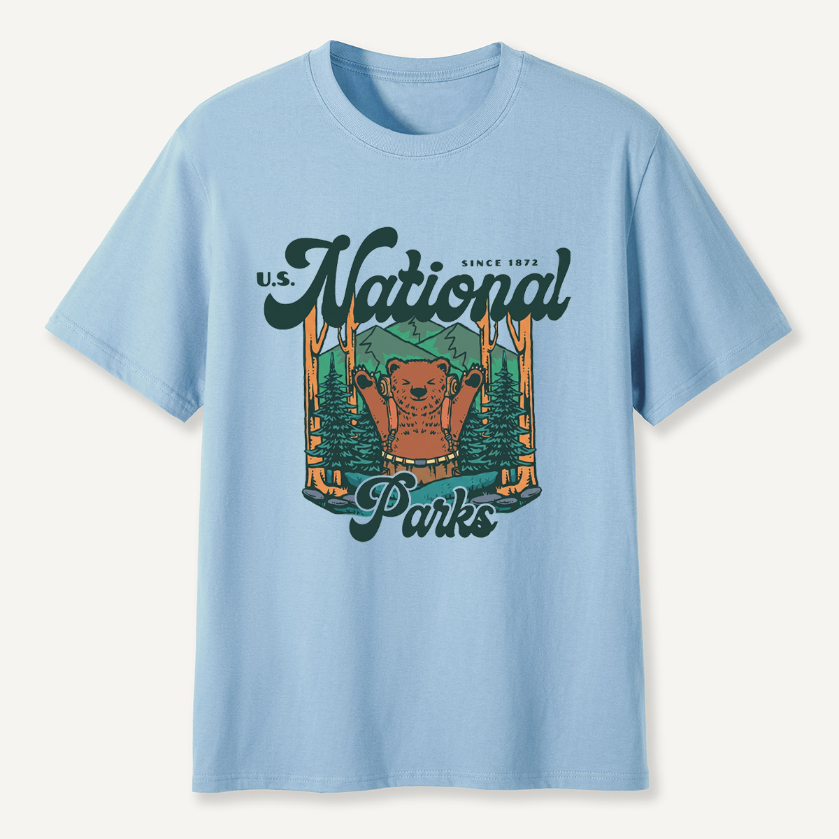 U.S. National Parks Camping Park Ranger Environmental T-Shirt