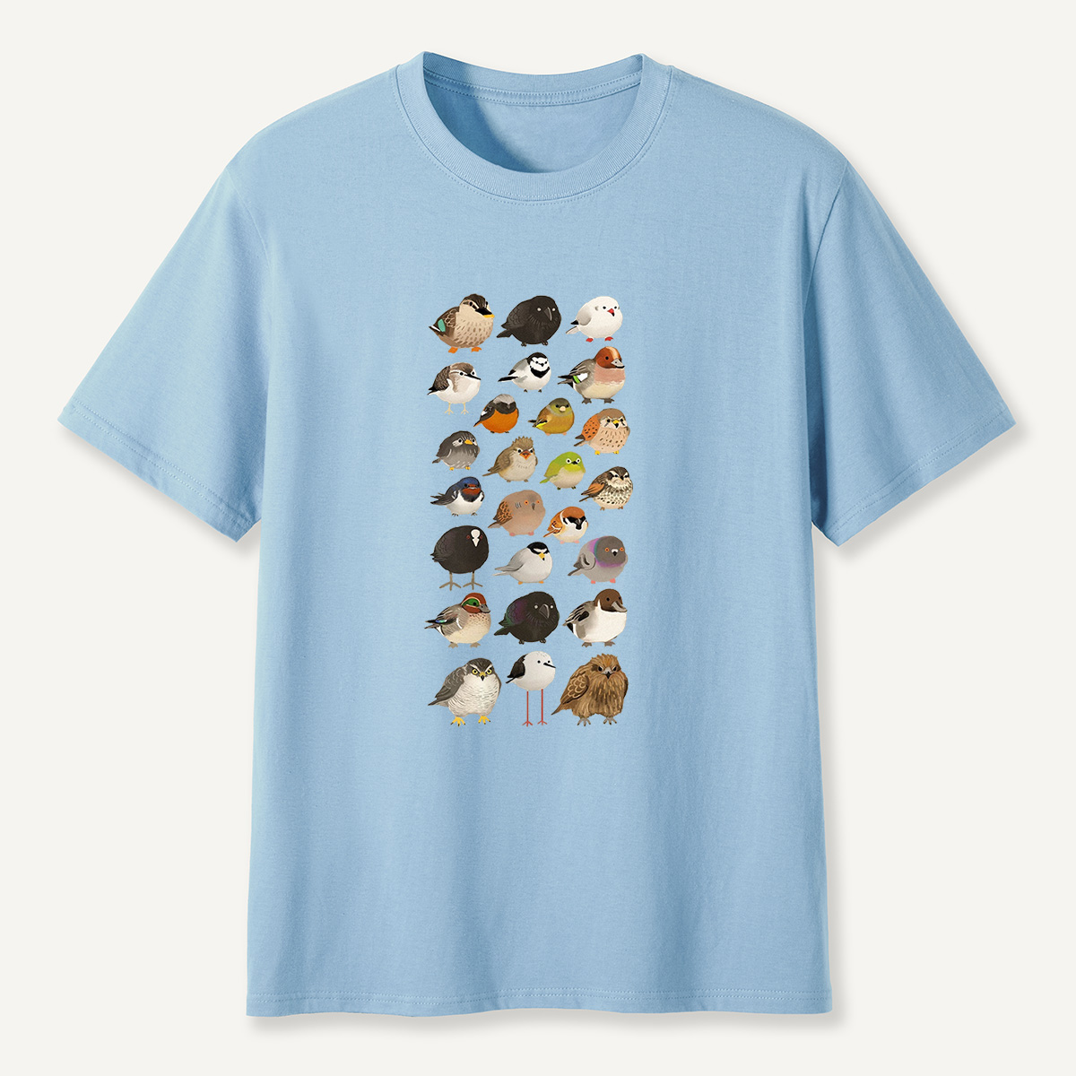 Bird Species Illustration T-Shirt