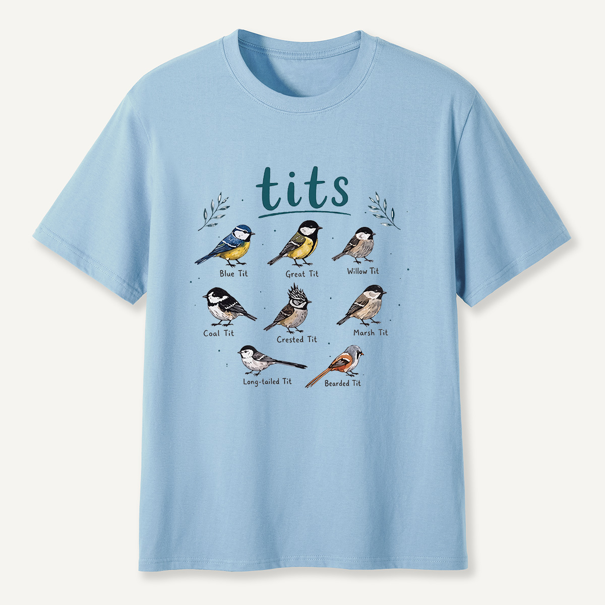 MDCTBYWY26072003 British Tits Identification T-Shirt