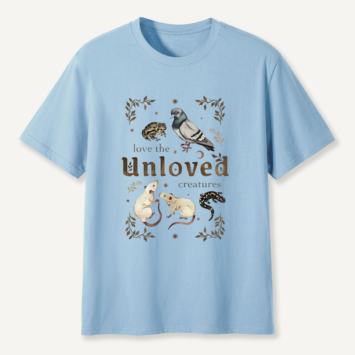 MDCTBYWY26072209 Love the Unloved Creatures T-Shirt