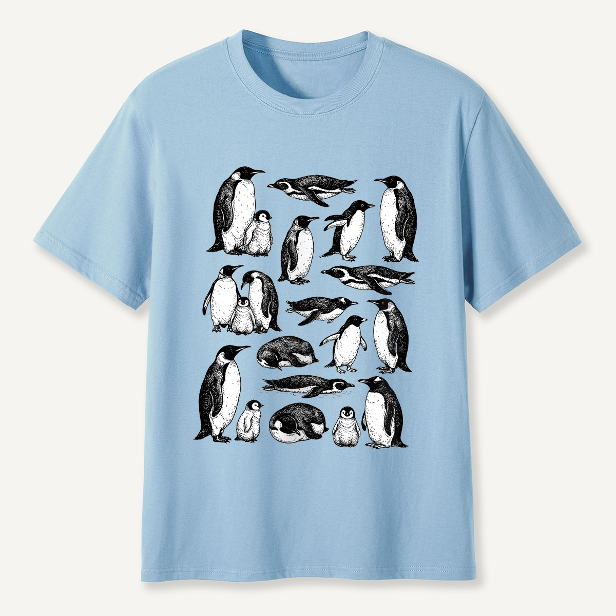 MDCTBYWY26072302 Penguin Naturalist T-Shirt