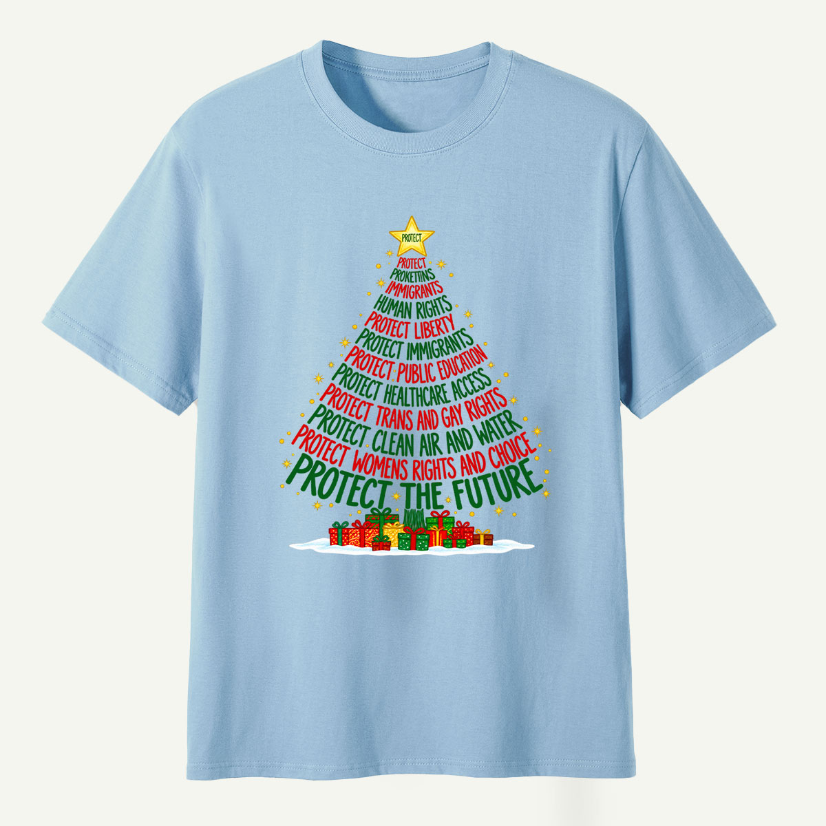 Protect The Future Christmas Tree T-Shirt