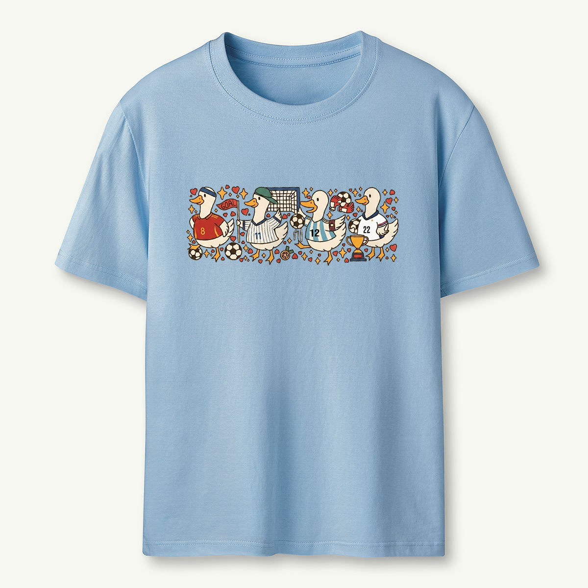 Soccer Ducks Football Team T‑Shirt