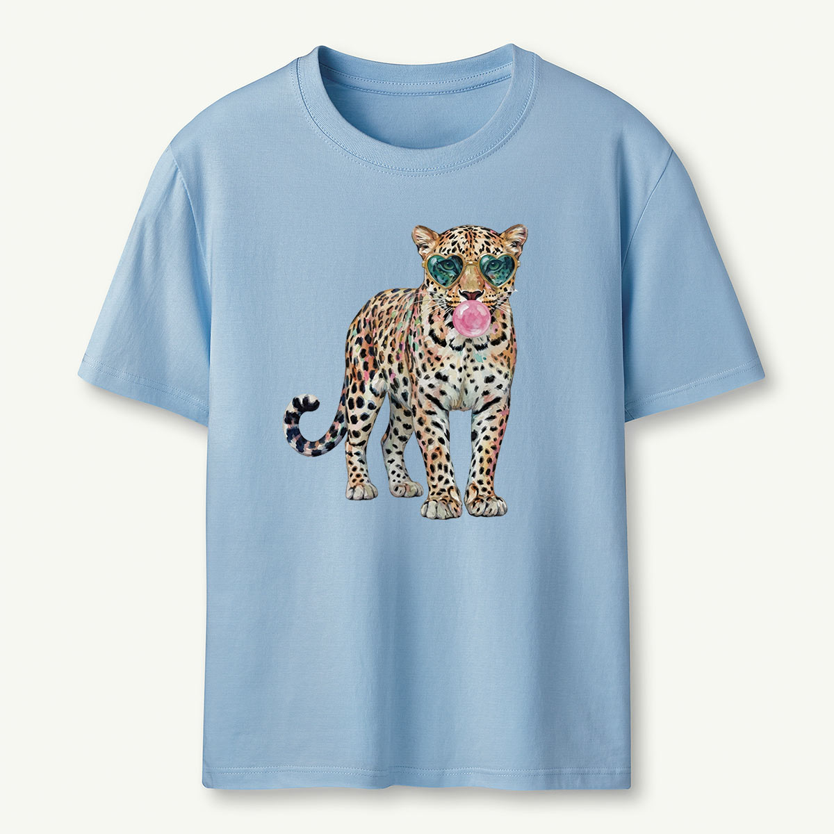 Leopard Bubblegum Sunglasses T‑Shirt