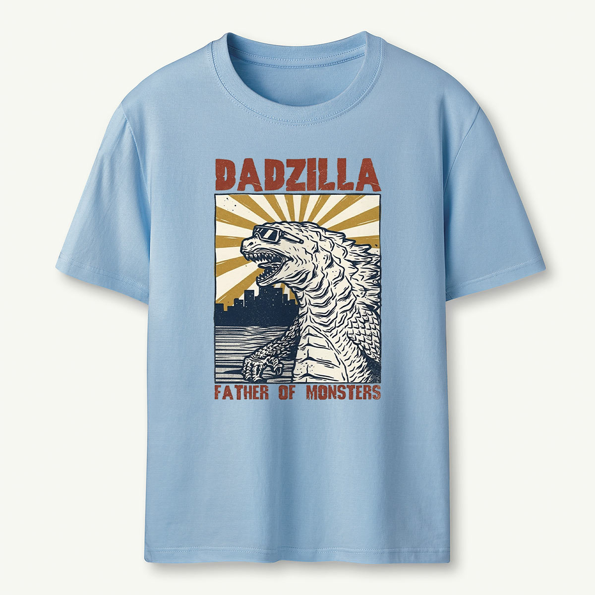 Monster Dad Retro Sunset T-Shirt